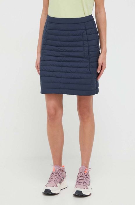 Спортивна спідниця Jack Wolfskin Iceguard mini пряма колір блакитний Спортивна спідниця Jack Wolfskin Iceguard mini пряма колір блакитний