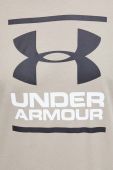 Функціональна футболка Under Armour колір коричневий з принтом Функціональна футболка Under Armour колір коричневий з принтом