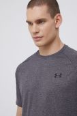 Тренувальна футболка Under Armour Tech 2.0 колір сірий однотонна 1326413-191 Тренувальна футболка Under Armour Tech 2.0 колір сірий однотонна 1326413-191