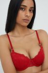 Бюстгальтер Dkny колір червоний мереживо гладкий (1965613) Бюстгальтер Dkny колір червоний мереживо гладкий (1965613)