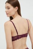 Бюстгальтер Dkny колір фіолетовий мереживо однотонний Бюстгальтер Dkny колір фіолетовий мереживо однотонний