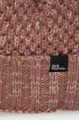 Шапка Jack Wolfskin колір рожевий з товстого трикотажу (2655542)