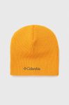 Шапка Columbia колір сірий з товстого трикотажу Шапка Columbia колір сірий з товстого трикотажу