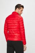 Пухова куртка EA7 Emporio Armani колір червоний перехідна Пухова куртка EA7 Emporio Armani колір червоний перехідна