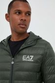 Пухова куртка EA7 Emporio Armani чоловіча колір зелений перехідна (3385650) Пухова куртка EA7 Emporio Armani чоловіча колір зелений перехідна (3385650)