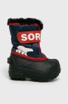 Sorel - Дитячі чоботи Snow Commander колір темно-синій (745297)
