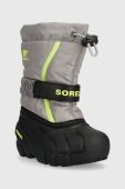 Sorel Дитячі черевики Childrens Flurry колір сірий Sorel Дитячі черевики Childrens Flurry колір сірий
