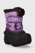 Дитячі чоботи Sorel SPORTY STREET колір фіолетовий Дитячі чоботи Sorel SPORTY STREET колір фіолетовий