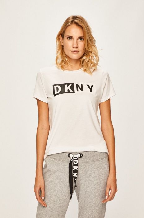 Футболка Dkny жіночий колір білий (406377)