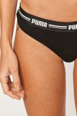 Стринги Puma 907854 (2-pack) колір чорний Стринги Puma 907854 (2-pack) колір чорний