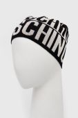 Вовняна шапка Moschino колір чорний вовна (2566889) Вовняна шапка Moschino колір чорний вовна (2566889)