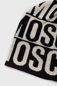 Вовняна шапка Moschino колір чорний вовна (2566889) Вовняна шапка Moschino колір чорний вовна (2566889)