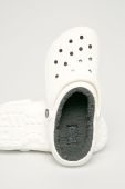 Crocs  Шльопанці Classic Lined Clog 203591 CROCS.CLASSIC.203591-WHITE/GR колір білий