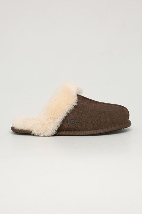 UGG - Замшеві тапочки Scuffette II 1106872.ESP-Espresso колір коричневий UGG - Замшеві тапочки Scuffette II 1106872.ESP-Espresso колір коричневий