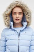 Пухова куртка Tommy Jeans жіноча зимова колір блакитний (3499736) Пухова куртка Tommy Jeans жіноча зимова колір блакитний (3499736)