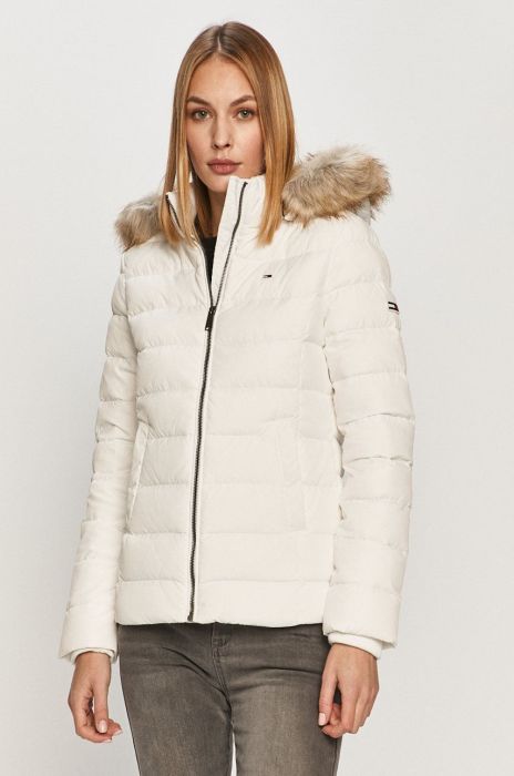 Tommy Jeans - Пухова куртка колір білий (609485) Tommy Jeans - Пухова куртка колір білий (609485)