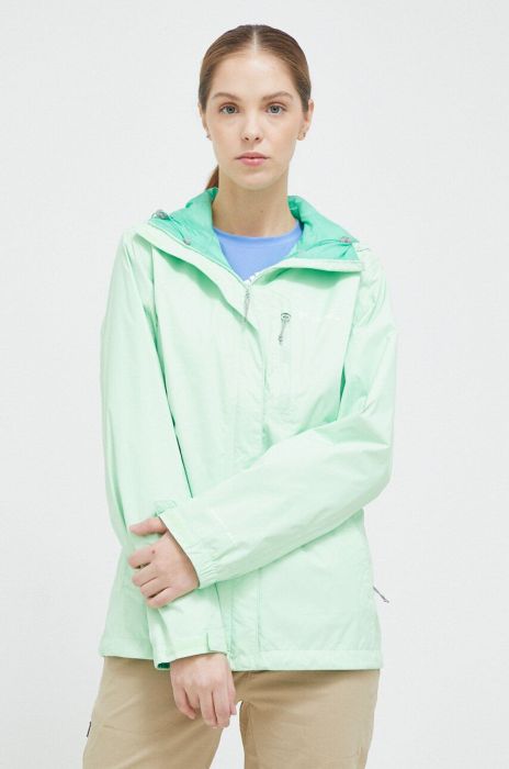 Куртка outdoor Columbia Pouring Adventure II колір зелений перехідна 1760071-468 Куртка outdoor Columbia Pouring Adventure II колір зелений перехідна 1760071-468