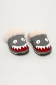 Emu Australia - Дитячі шльопанці Shark Slipper колір сірий Emu Australia - Дитячі шльопанці Shark Slipper колір сірий