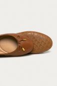 Lauren Ralph Lauren Шкіряні балетки Jayna 8,02807E+11 колір коричневий (630400)