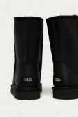 UGG - Шкіряні чоботи Classic Short колір чорний UGG - Шкіряні чоботи Classic Short колір чорний