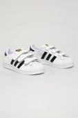 adidas Originals - Дитячі шкіряні кросівки Superstar EF4838 колір білий