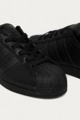 adidas Originals - Дитячі черевики Superstar FU7713 колір чорний adidas Originals - Дитячі черевики Superstar FU7713 колір чорний