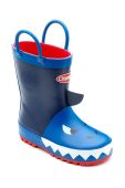 Chipmunks - Дитячі гумові чоботи Jaws колір темно-синій Chipmunks - Дитячі гумові чоботи Jaws колір темно-синій
