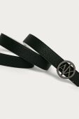 Armani Exchange - Двосторонній ремінь колір чорний