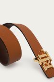 Lauren Ralph Lauren - Шкіряний ремінь колір коричневий (1262616)