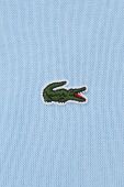 Бавовняний светр Lacoste легкий колір блакитний
