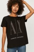 Armani Exchange - Футболка колір чорний (620553)