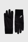 Шапка і рукавички Asics колір чорний Шапка і рукавички Asics колір чорний