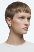 Сережки Swarovski колір золотий (2012342)