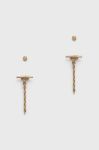 AllSaints - Сережки (2-pack) колір золотий
