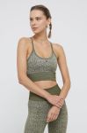 Спортивний бюстгальтер Tommy Hilfiger колір зелений візерунок Спортивний бюстгальтер Tommy Hilfiger колір зелений візерунок
