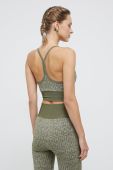 Спортивний бюстгальтер Tommy Hilfiger колір зелений візерунок Спортивний бюстгальтер Tommy Hilfiger колір зелений візерунок