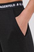 Піжамні штани Karl Lagerfeld жіночі колір чорний (1654209)