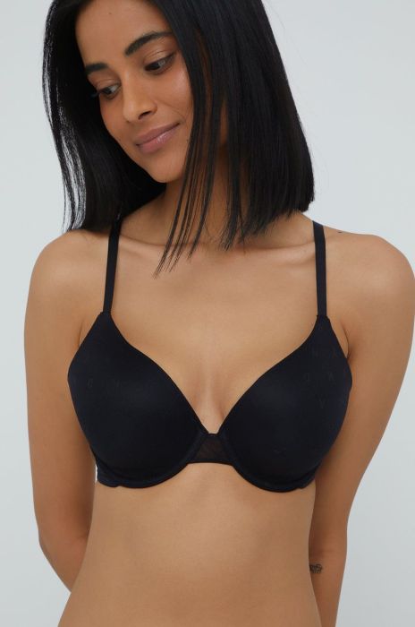 Бюстгальтер Dkny колір чорний гладкий (1957865) Бюстгальтер Dkny колір чорний гладкий (1957865)