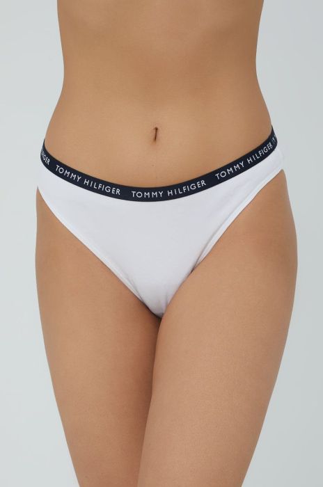 Труси Tommy Hilfiger (3-pack) колір білий Труси Tommy Hilfiger (3-pack) колір білий