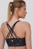 Спортивний бюстгальтер Dkny колір сірий візерунок (1586037)