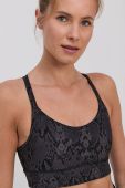 Спортивний бюстгальтер Dkny колір сірий візерунок (1586037)