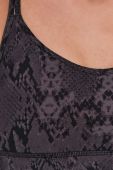 Спортивний бюстгальтер Dkny колір сірий візерунок (1586037)