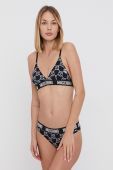 Бюстгальтер Moschino Underwear колір чорний візерунок (1679909)