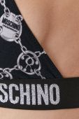 Бюстгальтер Moschino Underwear колір чорний візерунок (1679909)