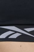 Бюстгальтер Reebok GR9481 колір чорний гладкий Бюстгальтер Reebok GR9481 колір чорний гладкий