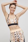 Спортивний бюстгальтер P.E Nation колір бежевий візерунок