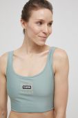 Спортивний бюстгальтер P.E Nation колір зелений Спортивний бюстгальтер P.E Nation колір зелений