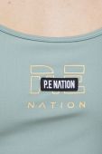 Спортивний бюстгальтер P.E Nation колір зелений Спортивний бюстгальтер P.E Nation колір зелений
