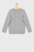 Дитяча бавовняна кофта Guess колір сірий з принтом (1535554)