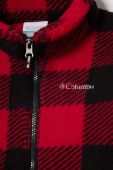 Дитяча кофта Columbia колір червоний однотонна Дитяча кофта Columbia колір червоний однотонна